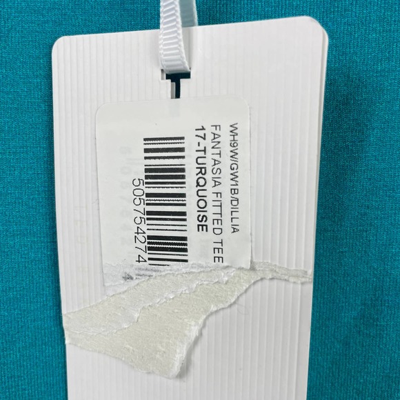 NWT Ted Baker Fantasia Fitted Tee Turquoise Size 4 - Picture 12 of 12